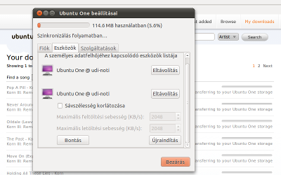 Ubuntu One Music Store - letöltés