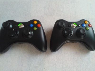 Xbox 360 vezetéknélküli vezérlők bekapcsolva